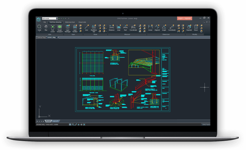 view mode of DWG FastView